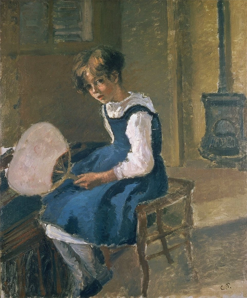 Jeanne con un ventaglio, c.1874 - Ashmolean Museum, Oxford